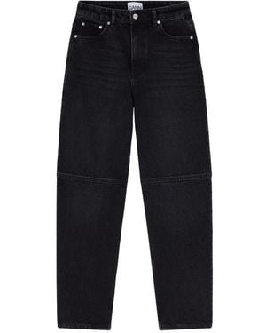 Ganni Loose-Fit Jeans - Azul