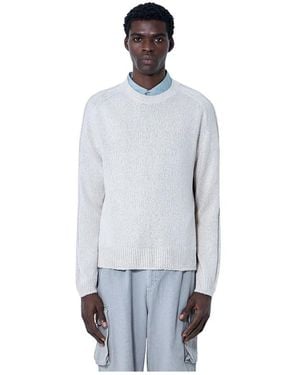 Our Legacy Seidenstrick Crewneck Pullover - Blau