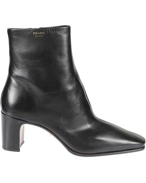 Prada Heeled Boots - Negro