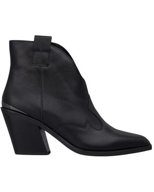 Alma En Pena. Cowboy & Biker Boots - Black