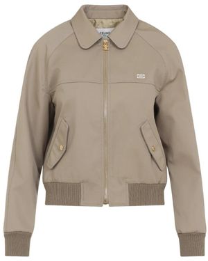 Celine Bomber Jackets - Naturel