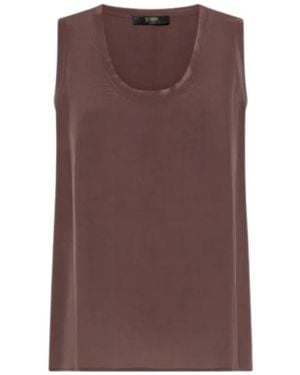 Seventy Sleeveless Tops - Marrón