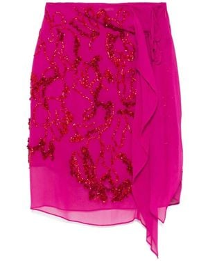 Dries Van Noten Midi Skirts - Pink