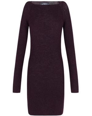 Cortana Knitted Dresses - Purple