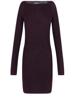 Cortana Knitted Dresses - Purple
