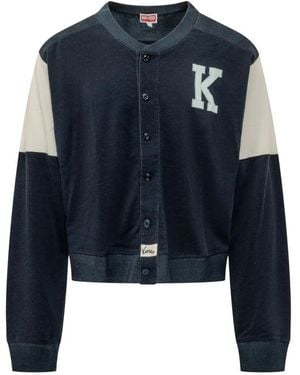 KENZO Cardigans - Azul