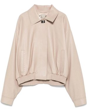 Fendi Bomber Jackets - Natural