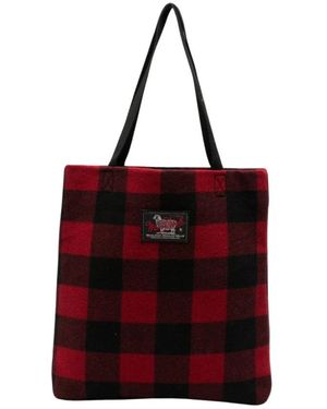 Woolrich Wm Woll Große Tote - Rot