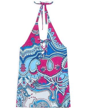 Maliparmi Sleeveless Tops - Blue