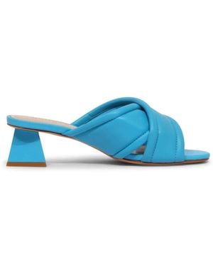 SCHUTZ SHOES Heeled Mules - Azul