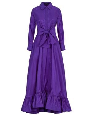 Carolina Herrera Maxi Dresses - Purple