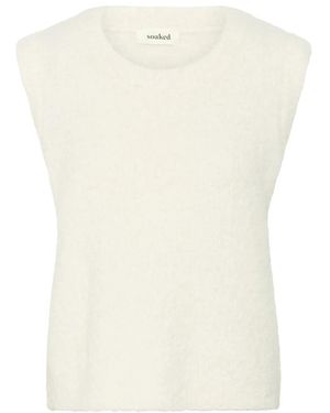 Soaked In Luxury Sleeveless Tops - Wit