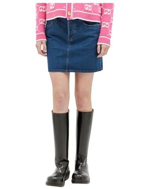 Gucci Denim Minirock - Blau