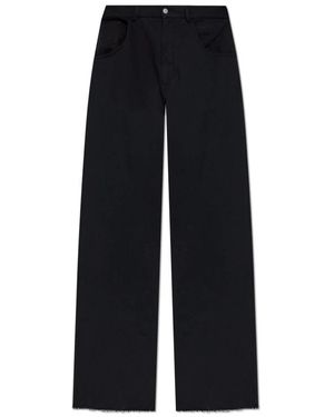MM6 by Maison Martin Margiela Wide Jeans - Zwart