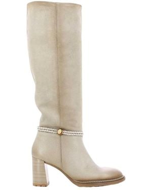 Hispanitas Heeled Boots - Neutro