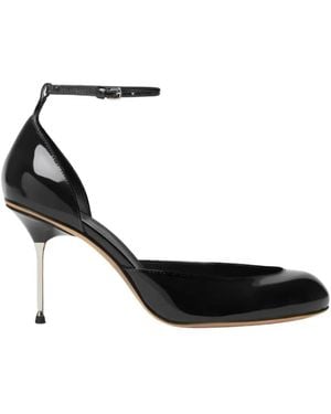 Sportmax Zwarte Glanzende Hak Pumps