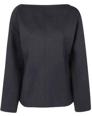 Studio Nicholson Caten Top Met Lange Mouwen - Blauw