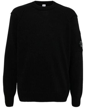 C.P. Company Casual Schwarzer Wollpullover