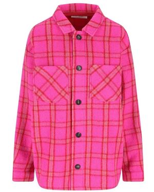 Giada Benincasa Fuchsia Shirts Mit Lana Logo - Pink