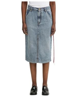 DARKPARK Denim Skirts - Bleu