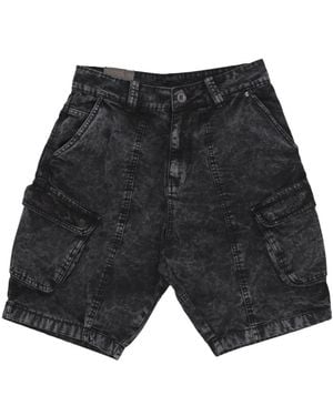 Alpha Industries Denim Shorts - Gray