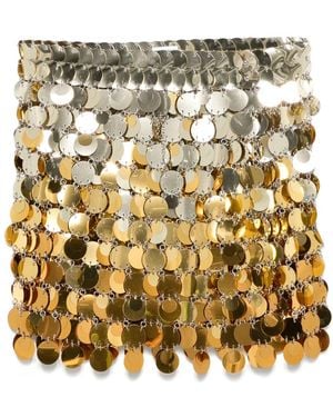 Rabanne Metallische Disc Mini Rock - Mettallic