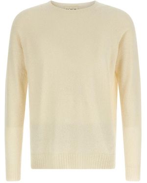 Ma'ry'ya Round-Neck Knitwear - White