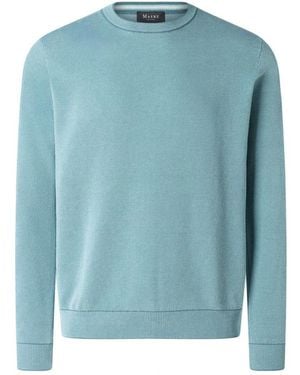 Maerz Rundhals-Strickware - Blau