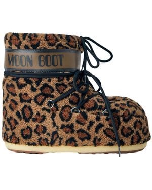 Moon Boot Icon Low Fleece Laarzen - Zwart