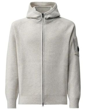 C.P. Company Hoodies & Sweatvesten ,Grijs ,Truien