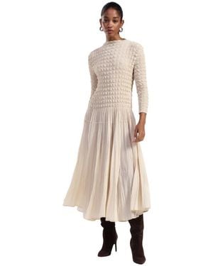 Dixie Knitted Dresses - Natural