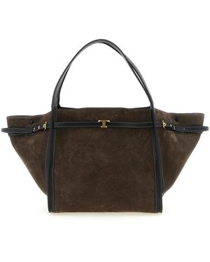 Tod's Tim Midi Shopper - Zwart