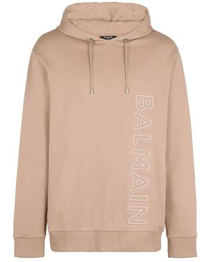 Balmain Hoodies - Natural