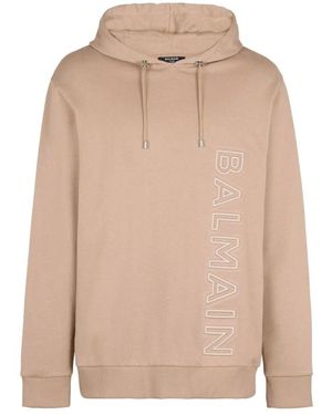 Balmain Hoodies - Natural