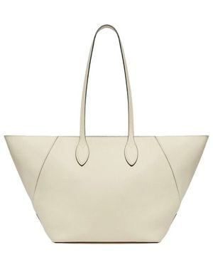 Valextra Shopping Bags - Natural