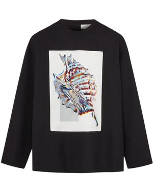 Agnona Long Sleeve Tops - Nero