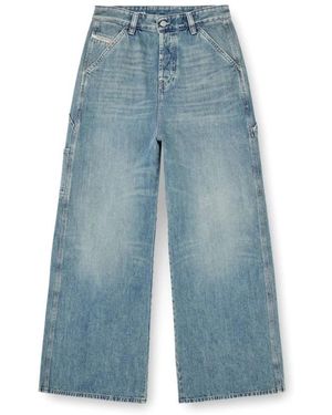 DIESEL Wide Jeans - Azul