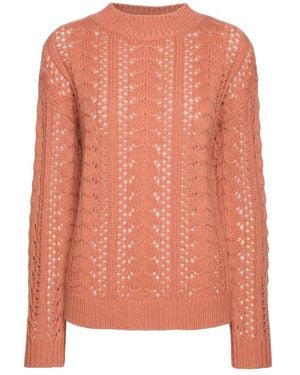 Elena Miro Round-Neck Knitwear - Rosa