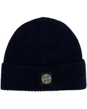 Stone Island Beanies - Blau