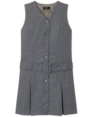 A.P.C. Short Dresses - Gris