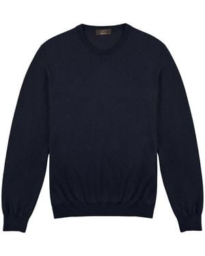 Zanone Round-Neck Knitwear - Blu