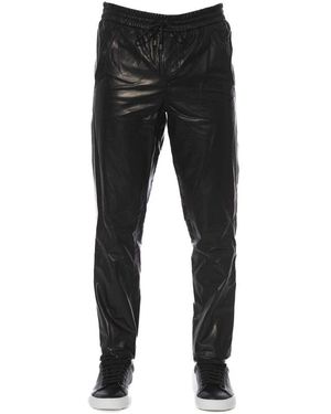 Trussardi Slim-Fit Trousers - Black