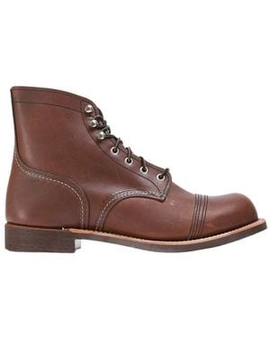 Red Wing Lace-Up Boots - Brown