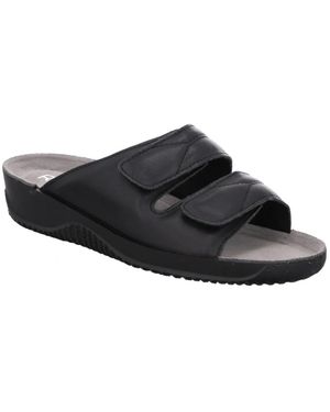 Rohde Schoenen ,Zwart ,Leer Soltau-40 Slippers