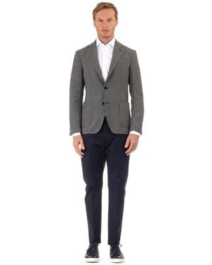 Lardini Single Breasted Suits - Grey