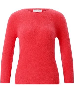 Roberto Collina Ronde Hals Gebreid - Rood