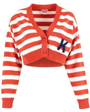 KENZO Cardigans - Rojo