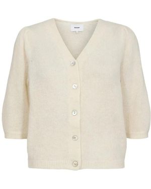 Numph Truien & Vesten ,Wol Zachte Cloud Dancer Vest - Naturel