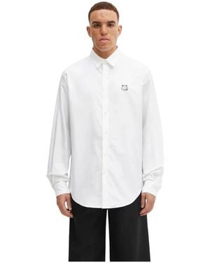 Maison Kitsuné Formal Shirts - Bianco