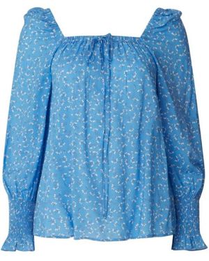 Lexington Overhemden ,Blauw ,Blouse Overhemd